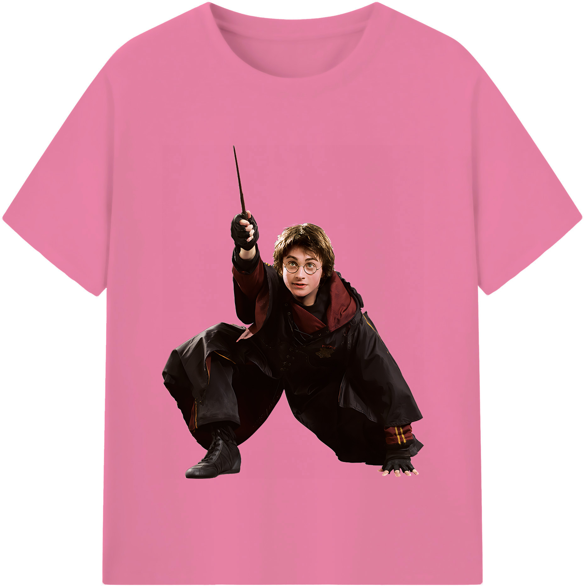 （画像用） Harry Potter ハリー・ポッターシリーズ 綿100％半袖Tシャツ（フロントプリント）